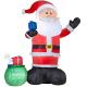 Factory Customized Merry christmas holiday christmas inflatable santa decorations