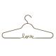 10.9x2.7x0.05 Chrome Wire Hangers With Name In Wire
