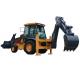 74KW Power Tractor Backhoe Loader 620CH For Construction Project 1.0m3 Loading Capacity