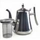 Adequate stocks stainless steel coffee pot new design food-grade gooseneck silver tea pot with filter