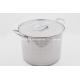 0.111CBM 30cm Stainless Steel Soup Bucket Stock Pot With Lid
