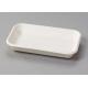 Compostable Custom Biodegradable Trays , 100% Disposable Sugarcane Pulp Paper Plates