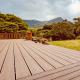 Sturdy WPC 3D Composite Decking Lightweight Hollow Profile With Squared Holes