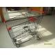27.21kg Weight Metal Shopping Trolley E - Coating With Colored Powder Coating