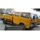 high quality good price China famous JMC 3ton twin cabs tipper truck for sale, hot sale JMC brand 4*2 LHD dump truck