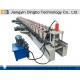 5.5kw Hydraulic Post Cutting Door Frame Roll Forming Machine 18 Stations  PLC Control System