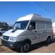 Diesel Small Refrigerated Van Manual Mobile Freezer Truck Mini Bus