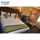 Light Color Hotel Bedroom Furniture Sets With Headboard Cladding