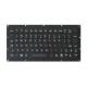 Black Rubber Material Military Panel Mount Keyboard With Oem And Fn Keys