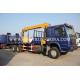 336HP Construction Boom Truck Crane With 12000kg Max Lifting Capacity