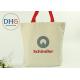 Popular Cotton Canvas Grocery Bags 2.5cm Width Handle 15kgs Load Weight