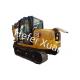 Used CAT Excavators With Rated Power 91kw / 2150rpm And Walking Speed 35km/H