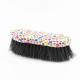 7 Long Colourful Flower Patterned Horse Dandy Brush For Horse Grooming