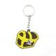 Halloween Pirate Theme Car Keyring Soft Rubber PVC Keychain Promotion Gift