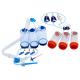 100ml AS Material Cup Sterility Test Kit Canister Double Zone 100% Closed