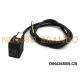 DIN43650B IP67 Waterproof Molded Cable Solenoid Coil Connector With LED