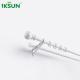 White Double Modern Wood Curtain Rod For Bedroom Decorating OEM ODM