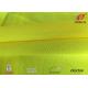 85CM Width High Visibility Polyester Fabric , Yellow Reflective Fabric EN20471 TEST