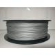 Silver Metal PLA 3D Printer Filament , Pla Plastic Filament 2.2 LBS ( 1.0KG )