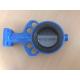 ISO & CE Certificate Cast Iron Body Handle / Gear Burrerfly Valve With Coated Nylon