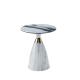 Modern glass center table stainless steel extendable tempered revolving golden coffee table Living room furniture