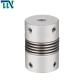 Flexible Bellows Shaft Coupling Assembly For Servo Motor 2 Inch M6