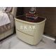 Hot sale faux leather bedside table W001B11
