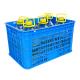 Customized Logo HPDE Plastic Turnover Storage Crate Box for Fruits and Vegetables