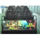 Multiplayer 7D Cinema Simulator Electric System Brown Black Yellow ODM Accepted