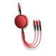 480Mbps Multi Function Charging Cable 5V2A / 5V3A 3 In 1 Fast Charging Cable