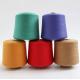 Plastic Cone Polyester Sewing Thread , Bright Polyester Weaving Yarn AAA Grade