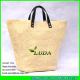 LUDA metallic reverts deco summer beach tote bag natural paper straw hobo bag
