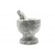 Marble Stone Mortar And Pestle Pill Crusher Grinder Herb Bowl Food Safe