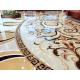 Hall Decorative Natural Stone Floor Medallions Nice Water Jet Pattern