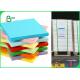 FSC Blue / Green Colored Offset Printing Paper For Stickey Notes 80gsm 120gsm