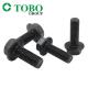 DIN6921 Flange Bolt Factory Produces Carbon Steel Black High Strength 4.8/8.8/10.9/12.9 Hexagon Flange Bolts