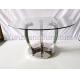 Claw Design Round Dining Table Glass Table Hotel Furniture