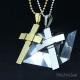 Fashion Top Trendy Stainless Steel Cross Necklace Pendant LPC174