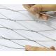Rhombus Stainless Steel Cable Netting , Bird Aviary Steel Cable Mesh No Toxic