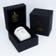 600g Youfu Custom Luxury Packaging Boxes , C2S Luxury Candle Gift Box Wood Leather