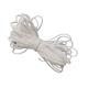 3.0mm White Flat Round Elastic Earloop String Soft Round Elastic Cord For Face Masks