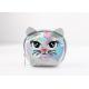 Durable Portable Women  ' S Cosmetic Bag  Silver Cat Shaped For Summer