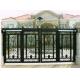 Courtyard Wrought Iron Doors Anti Corrosion Q 235A Grade Steel Material