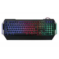 Gk501 Low Profile Gaming Computer Keyboard Rainbow Backlit 104 Keys Oem / Odm Available