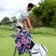 Personalized Custom Logo Microfiber Golf Towels Centre Slit With Grommet And Hook
