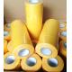 Dark Yellow 100mil Small Core Crepe Paper Masking Tape For Painting Industry