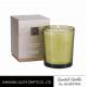 Handmade Scented Soy Candles , Long Lasting Scented Candles In Green Clear