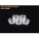 Transparaent Disposable Tattoo Ink Cups 10.5mm Diameter White Color