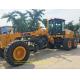 Yellow Color Construction Motor Grader 215HP GR215 Tractive Force 90KN