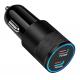 USB A  Car Charger PD 60W  Smart Phone Mini Car Power Adapter